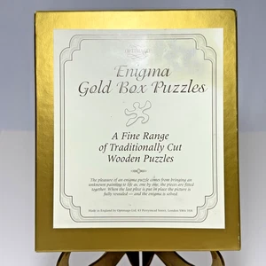 OPTIMAGO Enigma Gold Box Puzzle n. 2 puzzle in legno "La fine delle terre" 262 pezzi - Foto 1 di 6