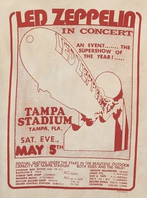 Liquid Blue Men's T-shirt Green Led Zeppelin Rock XX-Large NWOT - image 1 of 4