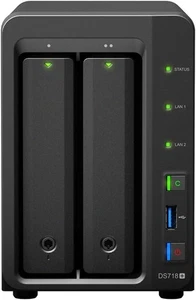 Synology 2 Bay NAS DiskStation sans disque (DS718+) - Photo 1/2