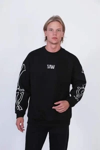 American Neighbor's Unisex Cotton-Blend Fleece Sweatshirt - Picture 1 of 19