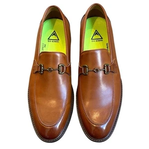 Vance Co. Rupert Tru Comfort Bit Loafer Men’s 12 Cognac Moc Toe Comfort NWOB - Picture 1 of 10