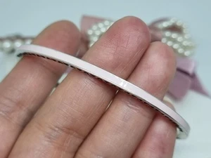 Brazalete Corazones Radiantes Rosa Pandora Genuino Transparente Circonita Talla 3 💕 S925 ALE 19 cm - Imagen 1 de 8