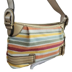 Designer đŸ’¥Etienne Aigner rainbow and gold purse. Summer Tropical Vacation - Picture 1 of 9