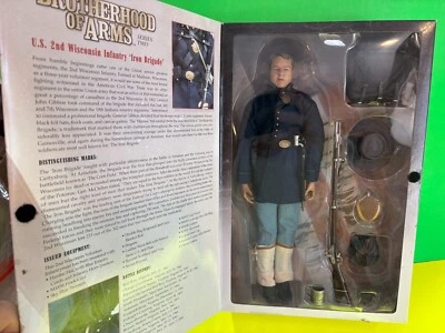 FIGURA 12" Sideshow Hermandad de Armas EE. UU. 2ª Infantería de Wisconsin "Brigada de Hierro" Foto 1 de 4