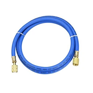 Tubo di ricarica refrigerante da 1/4 a 5/16 filo SAE 4,92 piedi tubo 800 PSI tubo HVAC - Foto 1 di 5