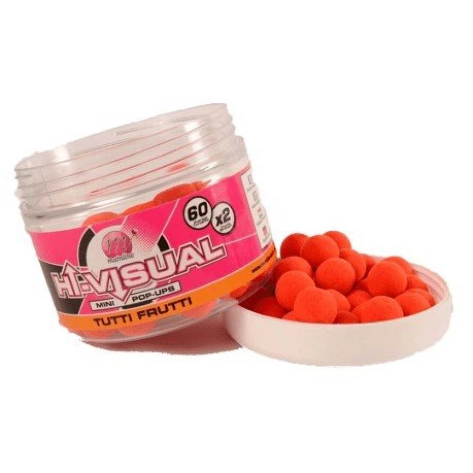 Mini Boilies Hi-Visual Tutti Frutti Pop Up 10 Mm Mainline - Bild 1 von 1