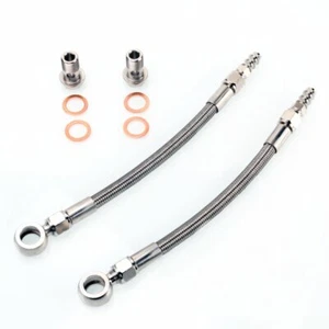 TRITDT Turbo Water Line Kit M18x1.5mm for Garrett T4 T04B T04E - Picture 1 of 4