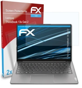 atFoliX 2x Screen Protector voor Lenovo ThinkBook 13s Gen 2 duidelijk - Afbeelding 1 van 9