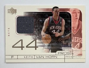 2001 Upper Deck Pros & Prospects Keith van Horn Relic  AR86 - Picture 1 of 2