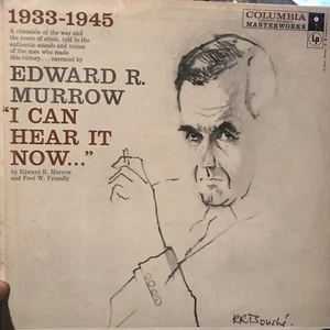Edward R Murrow I Can Hear It Now 1933-1945 LP Columbia 2 Eye ML 4095 Mono - Picture 1 of 3