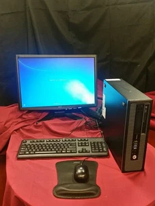 HP Compaq Pro6300 SFF 4 GB HDMI, 10 USB ports Win 7SP1 280 HD DVD player - Picture 1 of 7