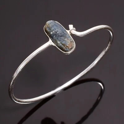 Модный синий сапфир драгоценных камней ручной работы браслет женская модная бижутерия - Изображение 1 из 4