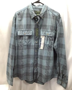 Neu mit Etikett Eddie Bauer mehrfarbiges kariertes Herrenhemd mit Knopfleiste Größe L CWE230612/CB1 - Bild 1 von 9