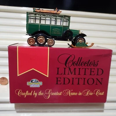 Matchbox 1997 Yesteryear YY035/SB 1922 SCANIA VABIS POST BUS SNOW MOUNTAIN INN - Image 1 of 4