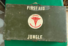 Rare Us Ww2 Original  First Aid Jungle  Boite Medicale Bois   Seconde Guerre
