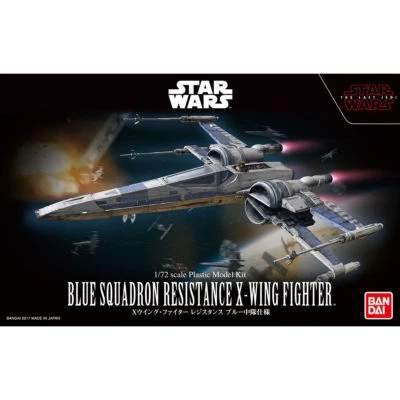 Bandai Star Wars BLUE SQUADRON RESISTANCE X-WING FIGHTER The Last JEDI 1/72 kit - Image 1 of 4