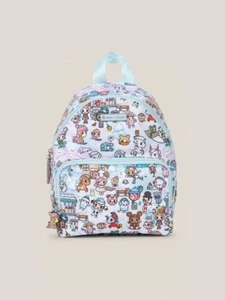 JUJUBE tokidoki Snow Day Everyday Mini Small Diaper Bag Backpack — Ice Blue - Picture 1 of 5