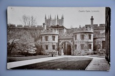 Postcard, Lincoln Castle Gate