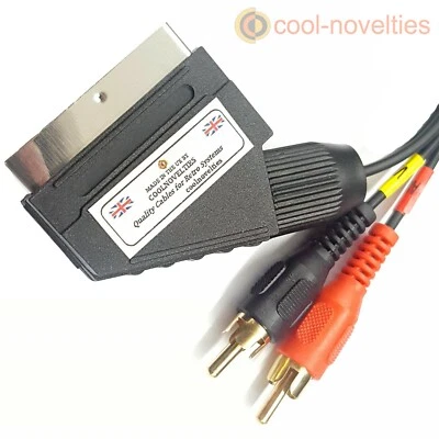 NINTENDO ENTERTAINMENT SYSTEM (NES) AV SCART VIDEO LEAD / CABLE - Image 1 of 3