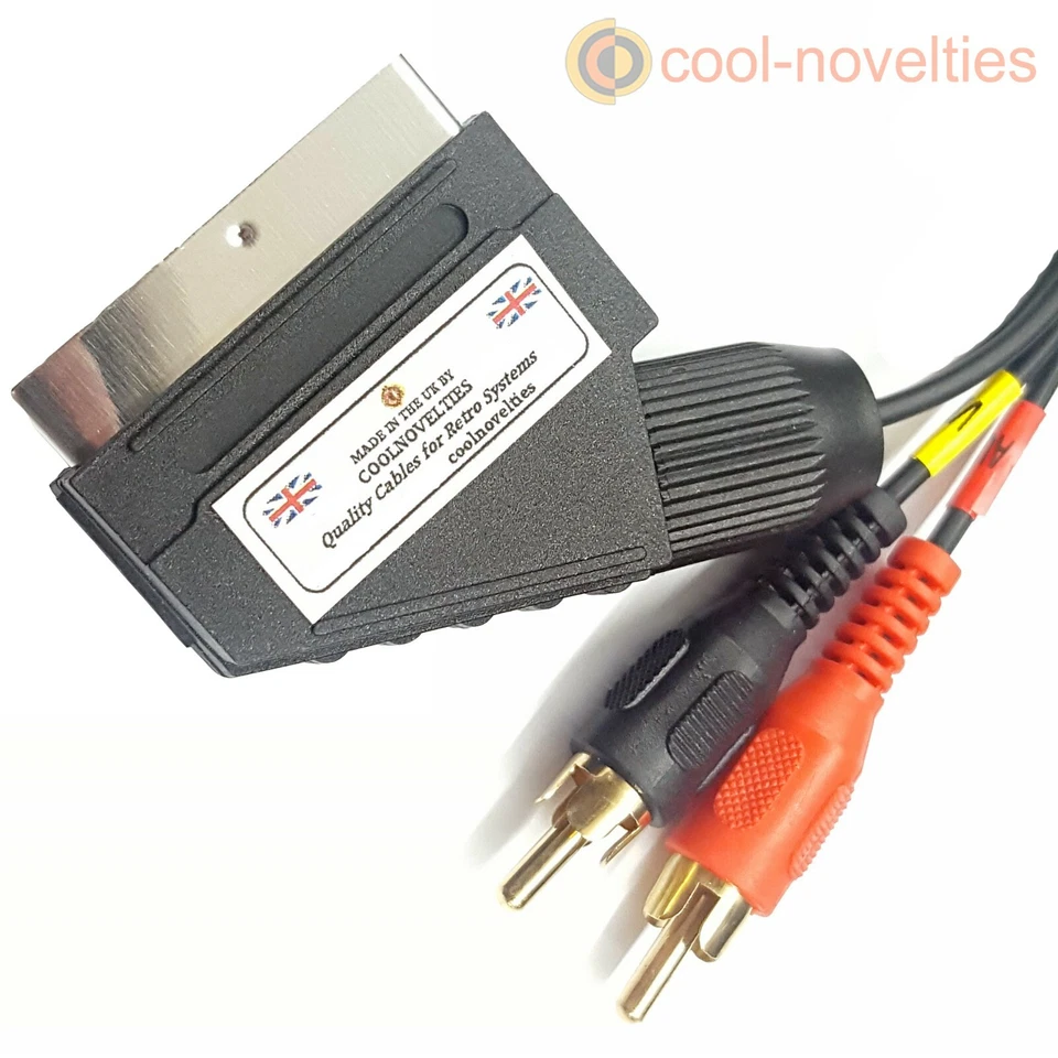NINTENDO ENTERTAINMENT SYSTEM (NES) AV SCART VIDEO LEAD / CABLE - Image 1 of 3