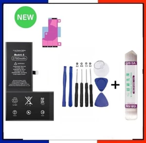 Batterie IPhone X XS XR 11 12/12 PRO/13 PRO MAX/14 PLUS identique original Outil - Photo 1 sur 3
