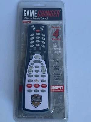 New ESPN College GameDay Universal Remote Control in Original Packaging - Image 1 of 2