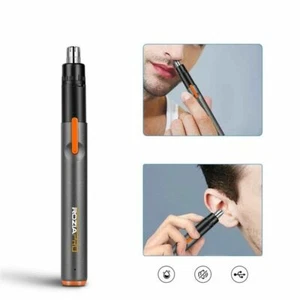 RECHARGEABLE NOSE EAR EYEBROW PRECISION BODY HAIR TRIMMER CLIPPER - Picture 1 of 8