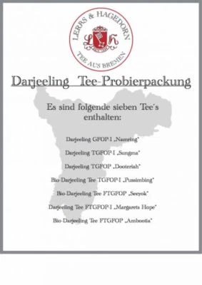Darjeeling Tee-Probierpackung (7 Sorten) - Set 3 - Bild 1 von 4