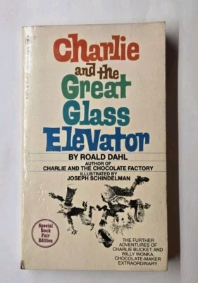 Charlie and the Great Glass Elevator Roald Dahl 1981 Bantam Paperback - Image 1 of 4