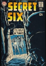 SECRET SIX #7 1969 FN+ "An Eye For An Eye" DC COMICS