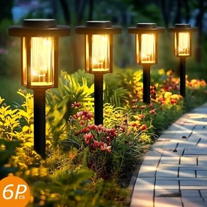 8 Pack Solar Garden Lights Outdoor Waterproof Landscape LED Lights Pathway Yard - Picture 1 of 10