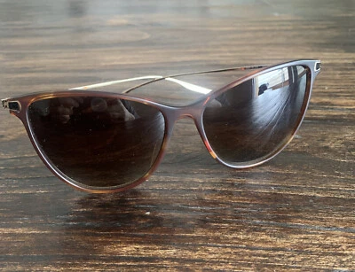 Salt. Sunglasses NIA BSCT Cat-Eye Brown Gold Acetate Titan Polarized 58-16 145 - Image 1 of 4