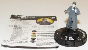LT COMMANDER DATA 032 Star Trek TNG Resistance Is Útil HeroClix Súper Raro - Imagen 1 de 1