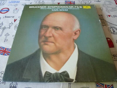 BRUCKNER SYMPHONY NO.7 KARL BOHM VIENNA PHILHARMONIC 1977 X3 VINYL LP BOXSET - Image 1 of 4