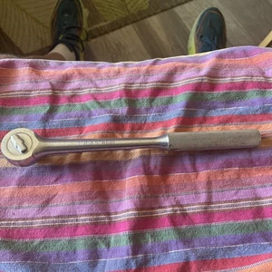 NBM NEW BRITAIN MACHINE CO. #45 USA USED 1/2" RATCHET SOCKET WRENCH 10" L - Picture 1 of 6