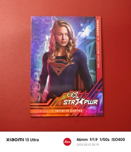 2022 CZX Crisis on Infinite Earths Melissa Benoist Supergirl STR PWR Red Rare A1 - Picture 1 of 2