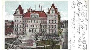 State Capital, Albany, NY 1907 used Germany card by H. C. Leighton - Picture 1 of 2