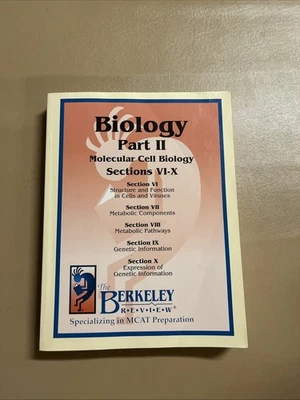 The Berkeley Review Biology Part II Only - MCAT Prep Sections VI-X - Image 1 of 4