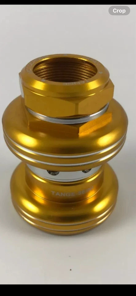 Tange Seiki MX5 Old School BMX 1" Headset Gold 32.7 x 26.4 NIB retro 80s - Image 1 of 1