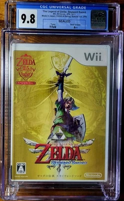 2011 The Legend of Zelda: Skyward Sword Japanese Version 25th Sealed CGC 9.8 A++ - Image 1 of 3