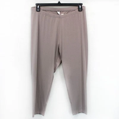 Леггинсы J.Jill большого размера галечные легкие каменные Pima Capri эластичные брюки на талию 2X - Изображение 1 из 4