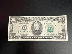 1993 Federal Reserve $20 Twenty Dollars Star Note looks pretty crispy - Picture 1 of 6
