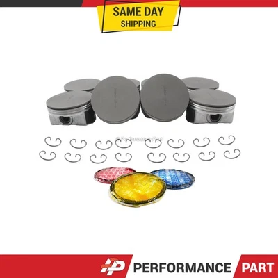 Pistones con anillos para 04-10 Cadillac 4.6L V8 DOHC 32v Foto 1 de 2