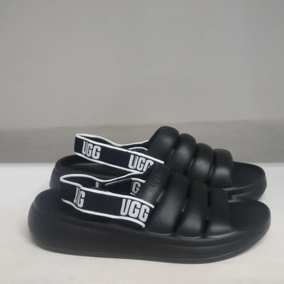 UGG Sport Yeah Slide Black Girls Size 6M - Image 1 of 4