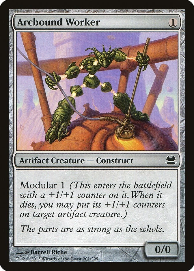 Arcbound Worker 201 LP Normal Modern Masters MTG EN - Image 1 of 1