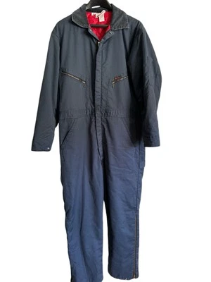 Vintage Dickies Navy 90s Workwear Coveralls Mechanic Overall Jumpsuit Size 44 - Image 1 of 4