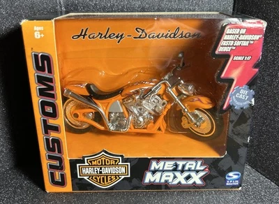 Harley Davidson Metal Maxx 2003 FXSTD SoftalL DEUCE motocicleta 1:17 Foto 1 de 4