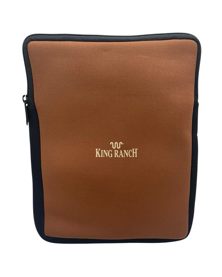 Funda para portátil King Ranch funda para tableta marrón negro neopreno logotipo de 8" x 10" Foto 1 de 4