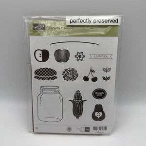 Stampin Up Perfectly Preserved Stamp Set 126692 w/ Cannery Framelits Die Bundle - Picture 1 of 2