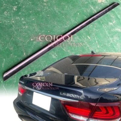 Alerón labial de maletero negro mate para Lexus 13~17 LS sedán LS460 LS600h ◎ Foto 1 de 4